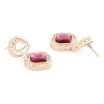 Gold-Plated Stones & Austrian Diamonds-Studded Layered Jewellery Set